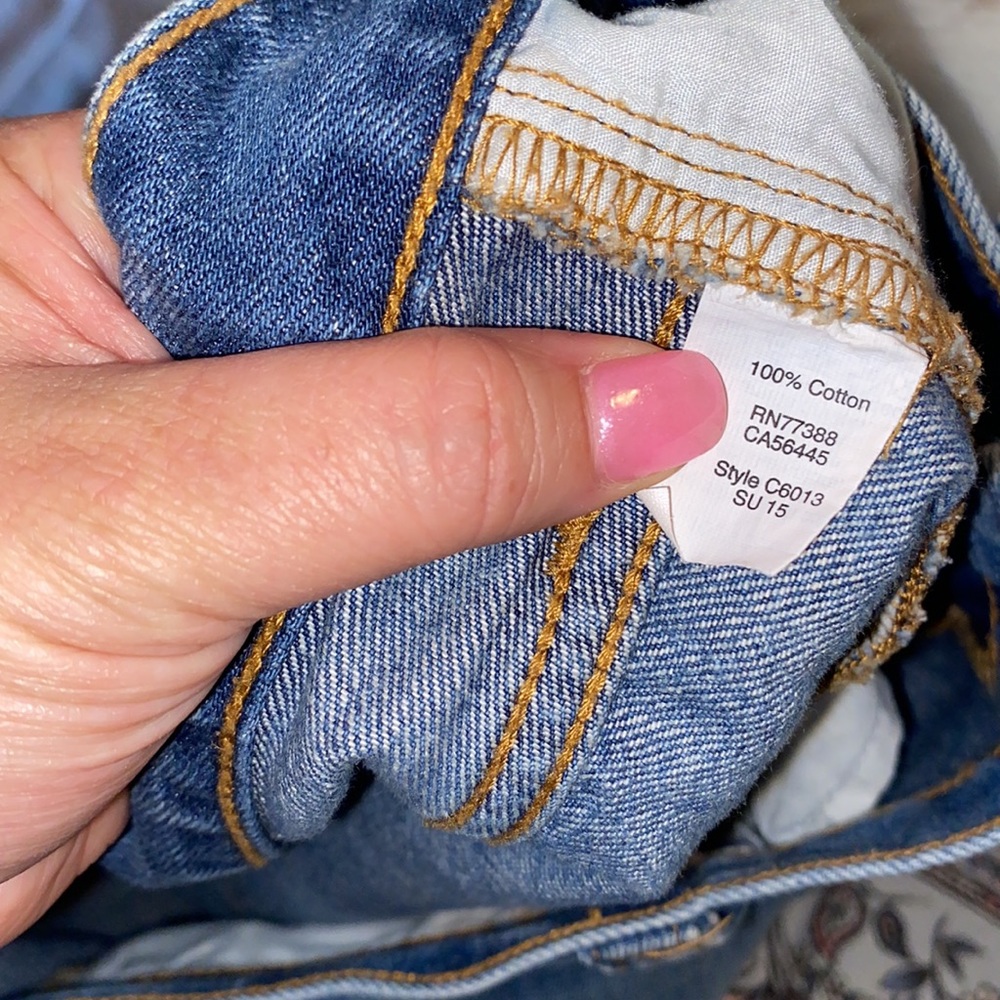J. Crew Blue Denim Cutoff Shorts - Picture 4 of 4